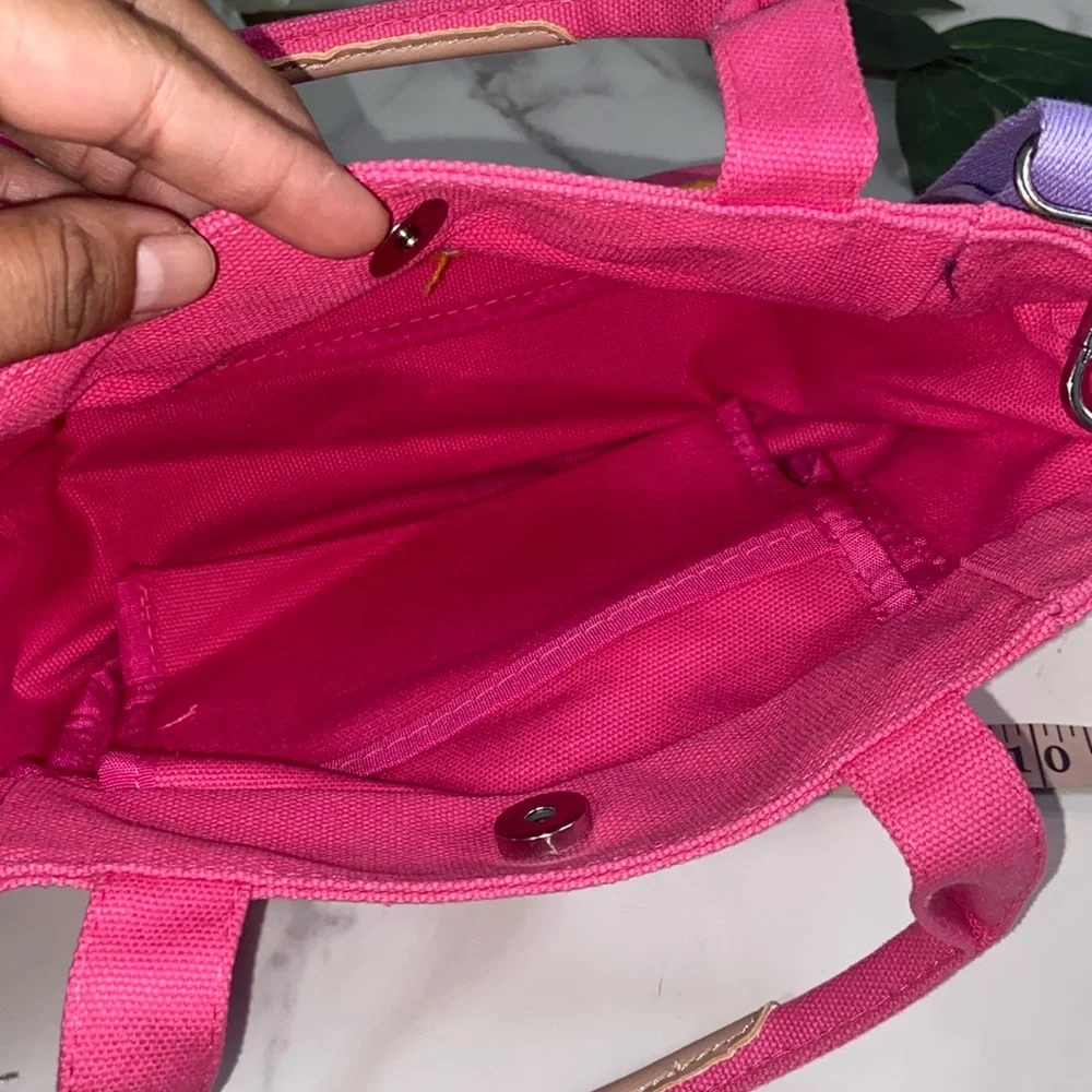NWT Peanuts Sally Brown Pink Purse Hand & Crossbody Strap - Picture 10 of 17